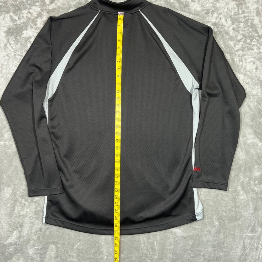 ALO CoolFit  1/4 Zip Shirt Men's XXL Black Long Sleeve Activewear‎ Pullover - Picture 8 of 13